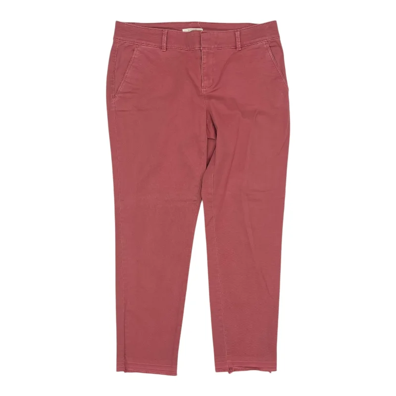 Pants Chinos & Khakis By Loft In Pink, Size:8