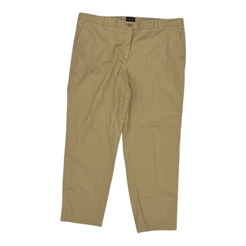 Pants Chinos & Khakis By Talbots In Tan, Size:16