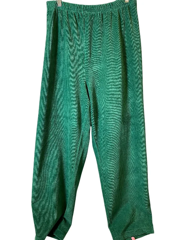 Pants Corduroy By Lands End In Green, Size: 22