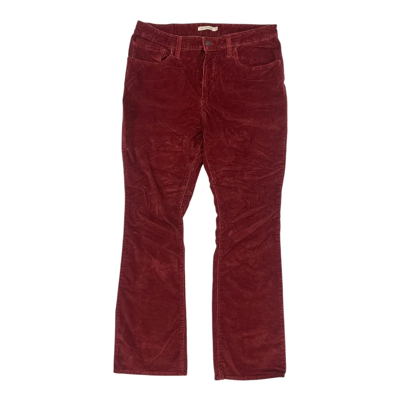 Pants Corduroy By Levis In Red, Size:16