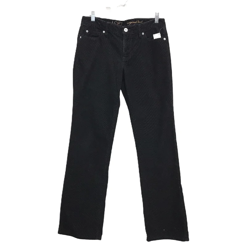 Pants Corduroy By Loft In Black, Size: 8