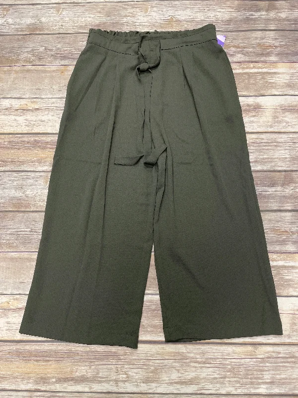 Pants Cropped By Dr2 In Green, Size: L