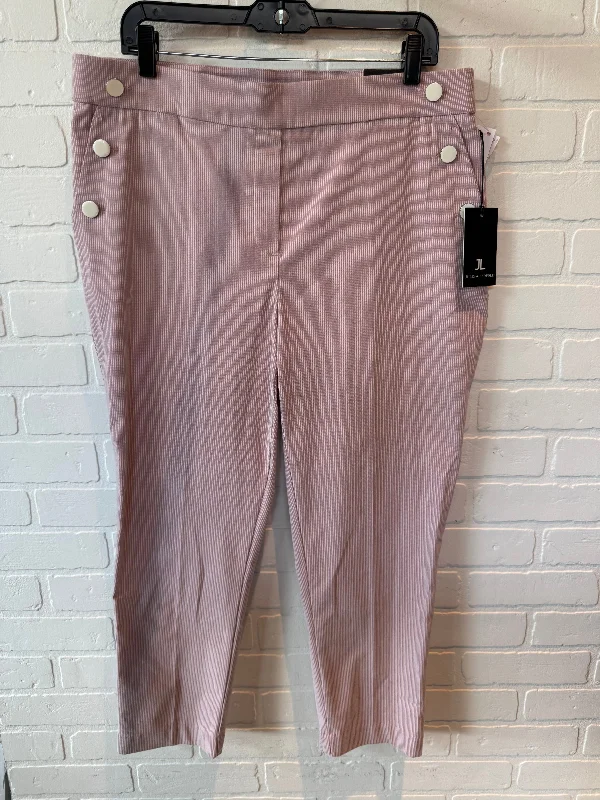 Pants Dress By Jules & Leopold In Pink & White, Size: 14