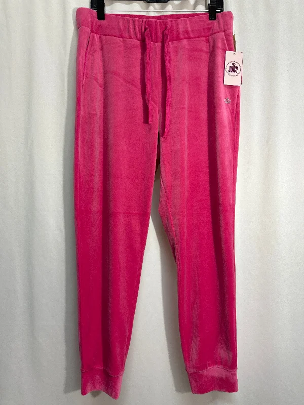 Pants Joggers By Juicy Couture In Pink, Size: L