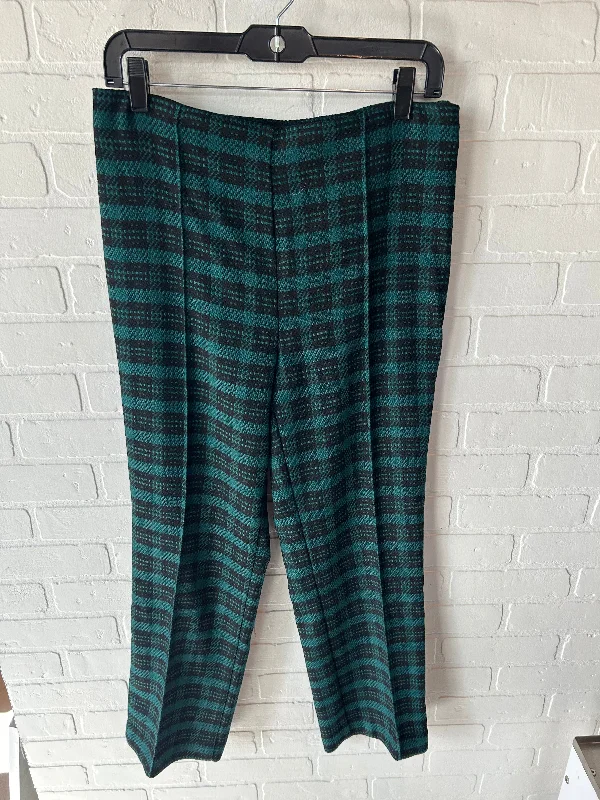 Pants Other By Ann Taylor In Black & Green, Size: 6