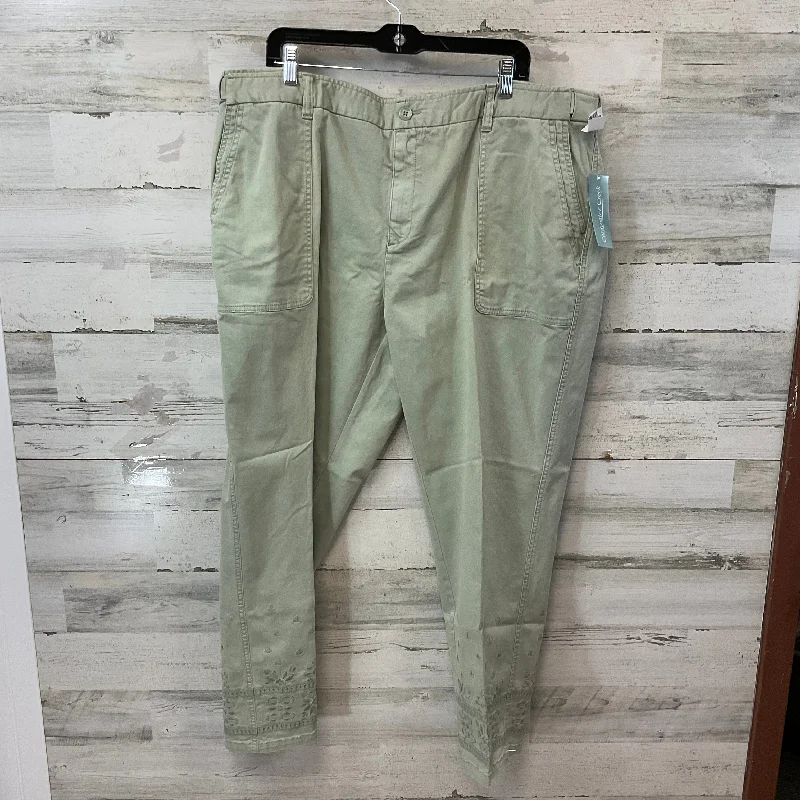 Pants Other By Coldwater Creek In Green Denim, Size: 22