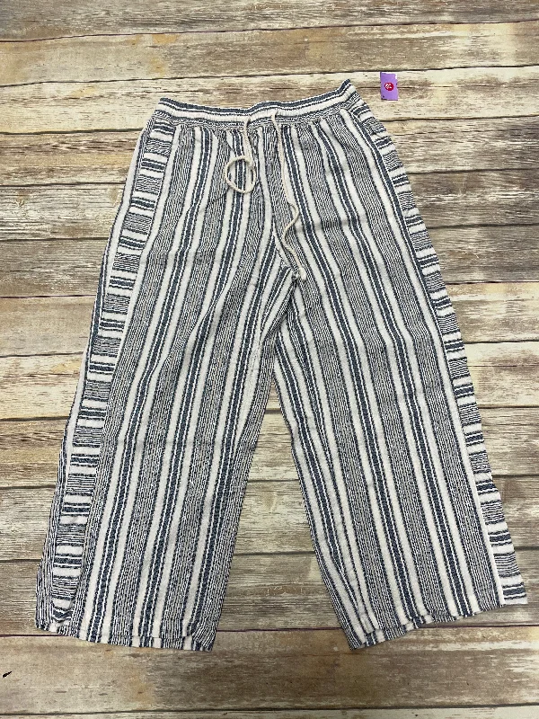 Pants Other By Seven 7 In Striped Pattern, Size: L