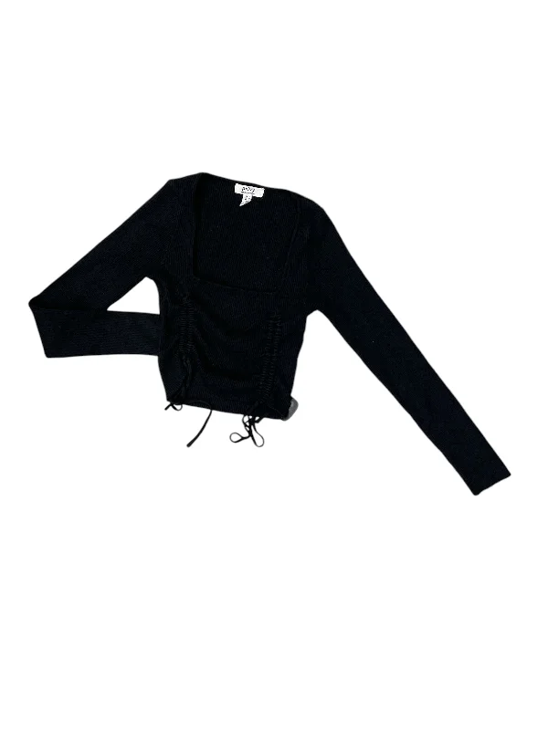 Top Long Sleeve Basic By Clothes Mentor In Black, Size: M