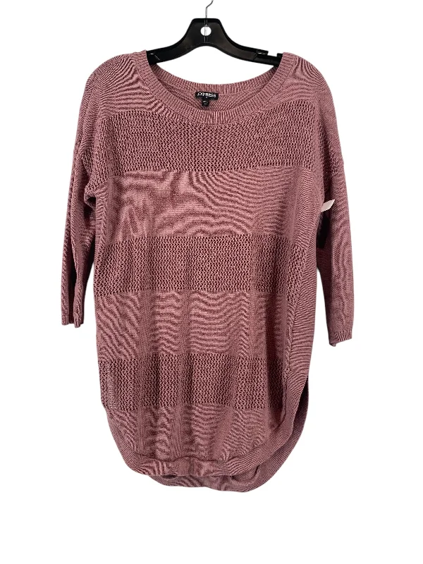 Top Long Sleeve By Express In Mauve, Size: S