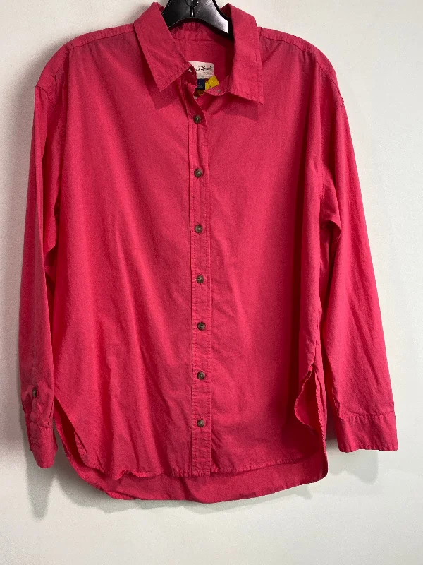 Top Long Sleeve By Universal Thread In Pink, Size: S