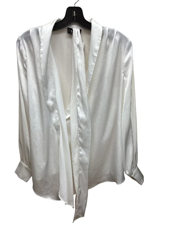 Top Long Sleeve By Vici In White, Size: Xs