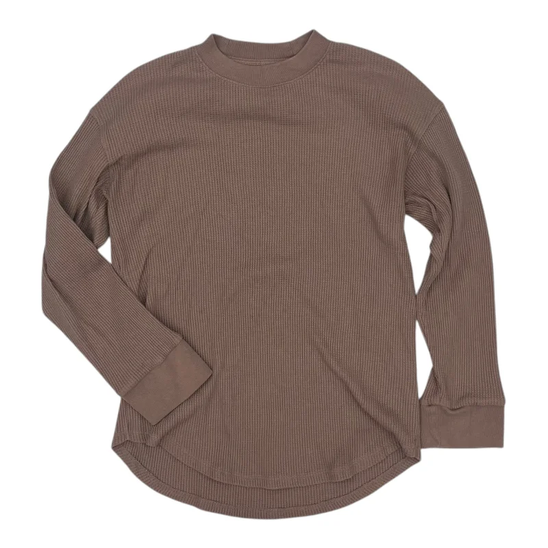 Top Ls By Abercrombie And Fitch In Mauve, Size:S