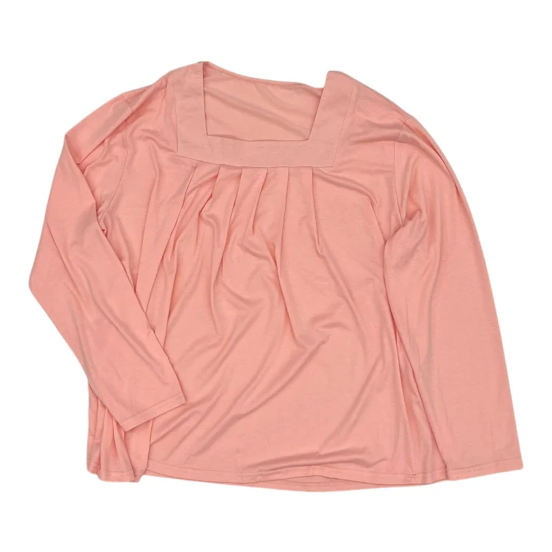 Top Ls By Cmf In Pink, Size:1X