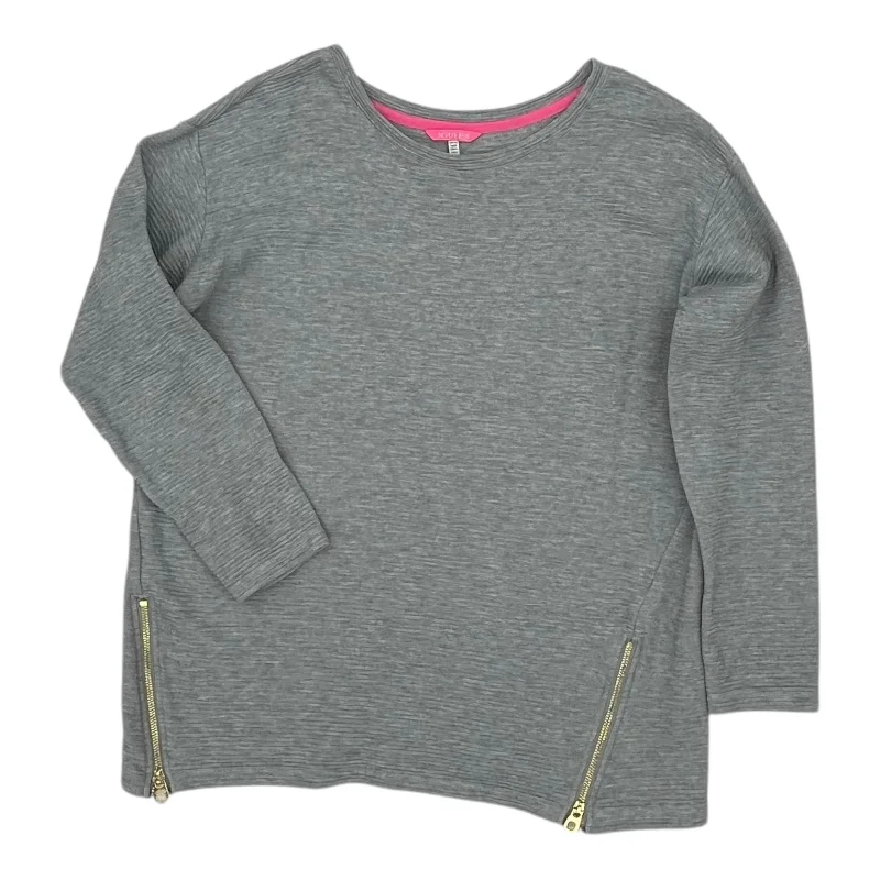 Top Ls By Joules In Grey, Size:M