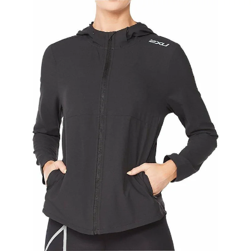 2XU Aero Womens Running Jacket - Black