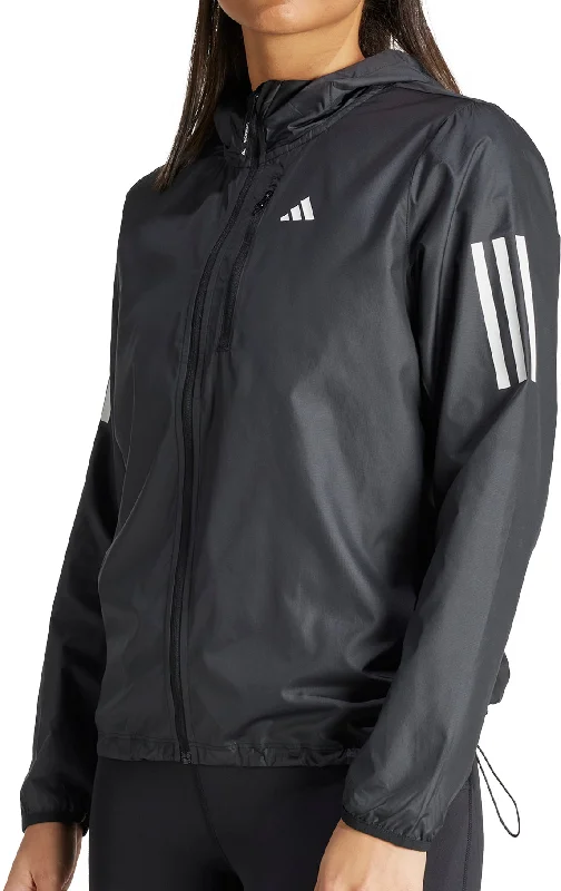 adidas Own The Run Womens Running Jacket - Black