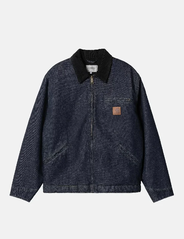 Carhartt WIP OG Detroit Jacket - Blue Rinsed