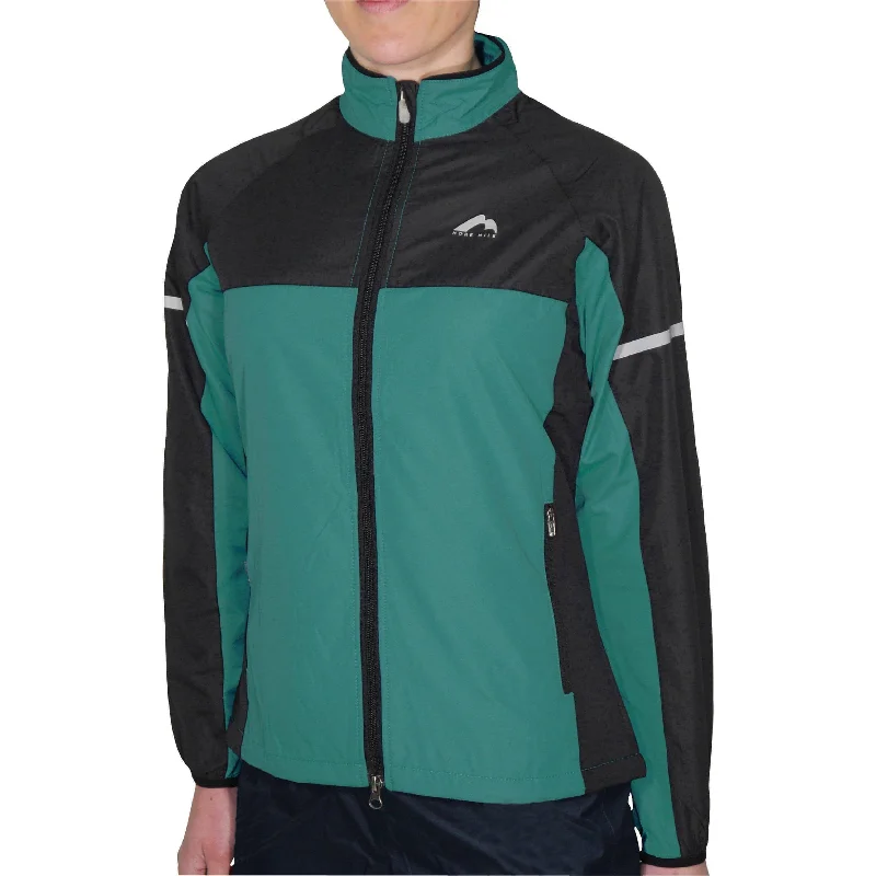 More Mile Select Woven Womens Running Jacket - Green