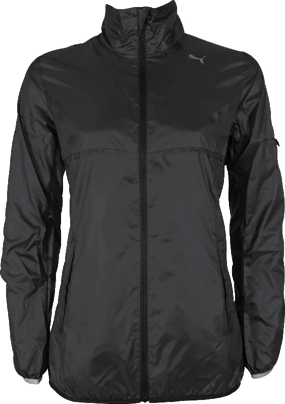 Puma Lightweight Womens Running Jacket - Black